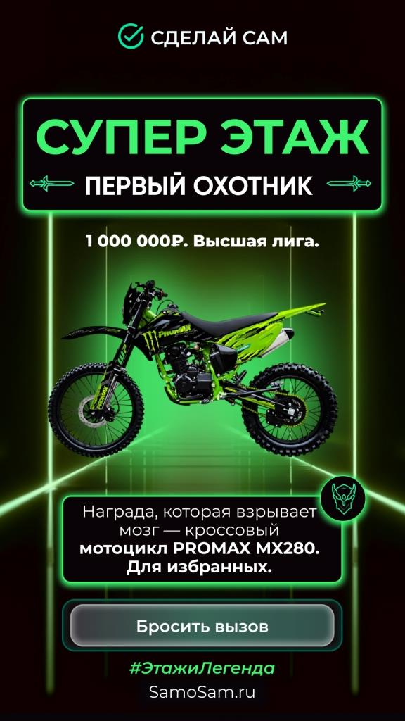 кроссовый мотоцикл PROMAX MX280